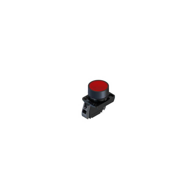 1 pcs - RS PRO Push Button Complete Unit, 22.5mm Cutout, SPST