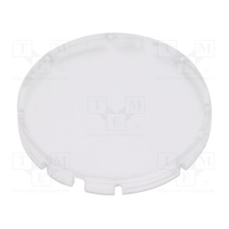 10 pcs : T22RRKL - Actuator lens, RONTRON-R-JUWEL, transparent, Ø19.7mm