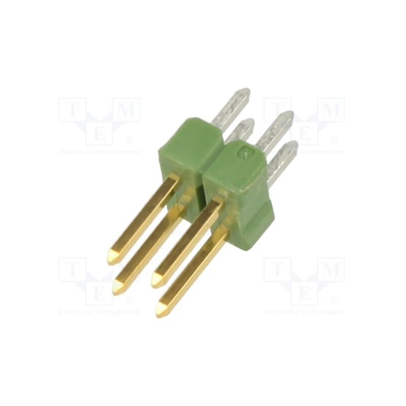 20 pcs : 826656-2 - Pin header, pin strips, AMPMODU MOD II, male, PIN: 4, straight