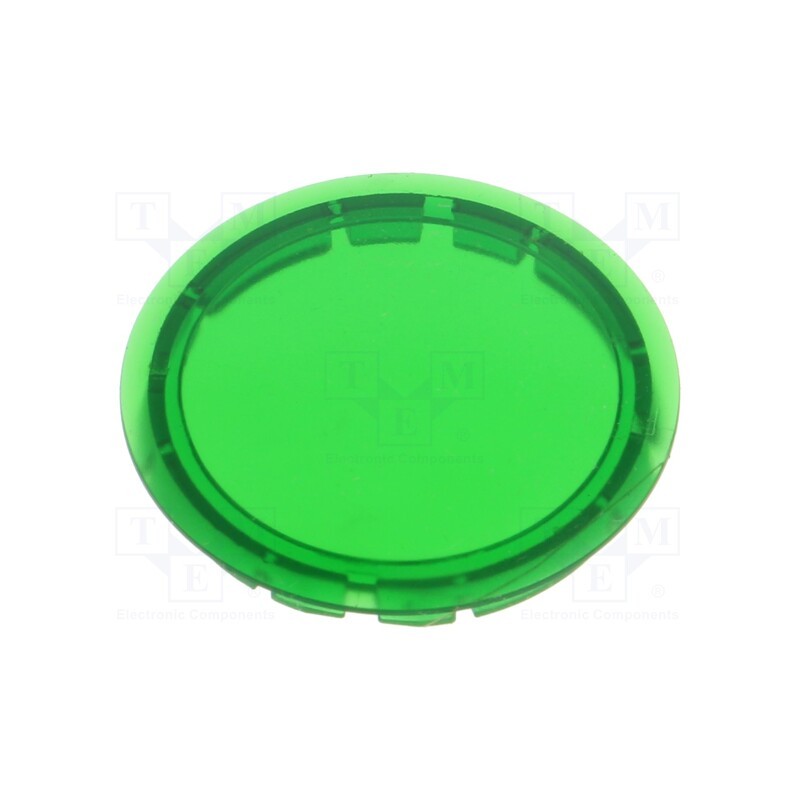 10 pcs : K22RRGN - Actuator lens, RONTRON-R-JUWEL, green