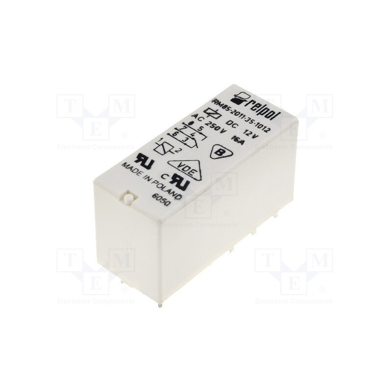 10 pcs : RM85-2011-35-1012 - Relay: electromagnetic, SPDT, Ucoil: 12VDC, Icontacts max: 16A