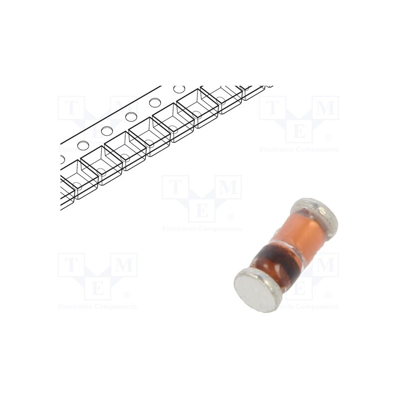 50 pcs : DL4148 - Diode: switching, SMD, 100V, 0.15A, 4ns, MiniMELF, Ufmax: 1V
