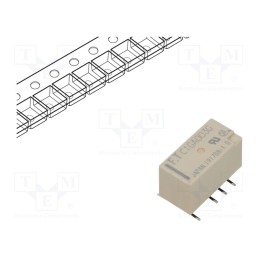 10 pcs : FTR-C1GA003G-B05 - Relay: electromagnetic, DPDT, Ucoil: 3VDC, 2A, 0.3A/125VAC, SMT