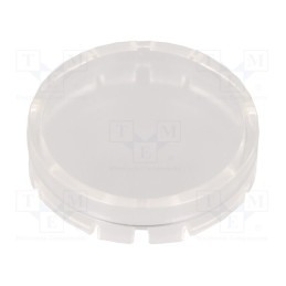 10 pcs : T22HRRKL - Actuator lens, RONTRON-R-JUWEL, transparent, Ø19.7mm