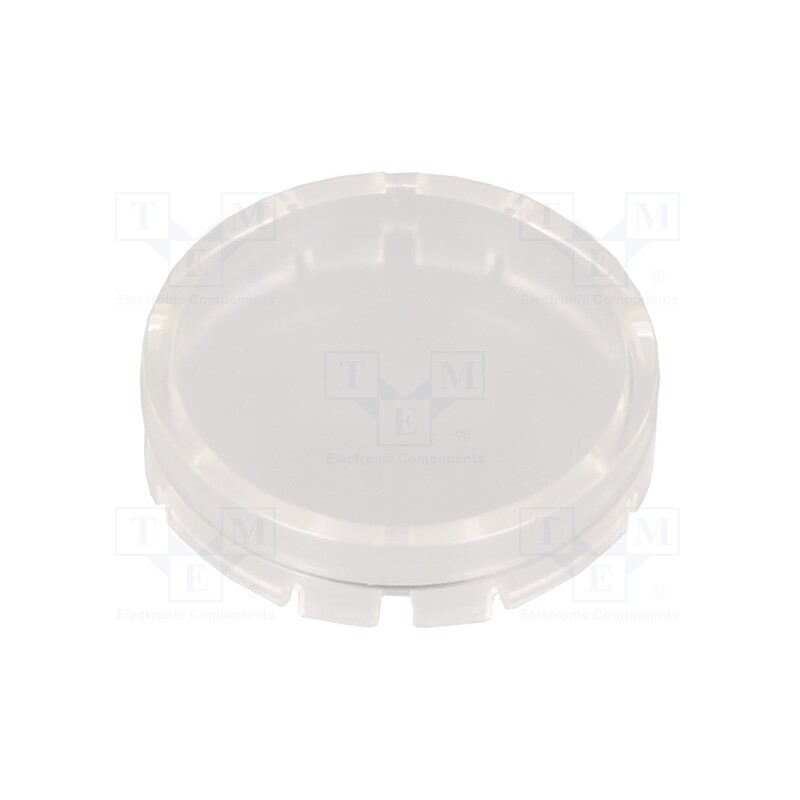 10 pcs : T22HRRKL - Actuator lens, RONTRON-R-JUWEL, transparent, Ø19.7mm