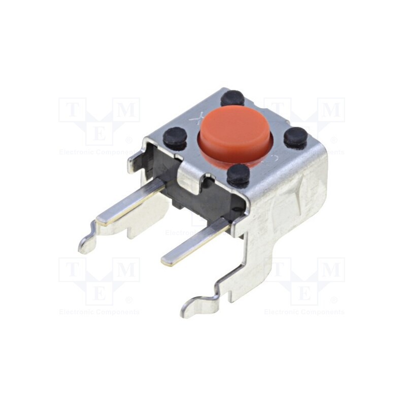 10 pcs : B3F-3105 - Microswitch TACT, SPST-NO, Pos: 2, 0.05A/24VDC, THT, none, 2.55N