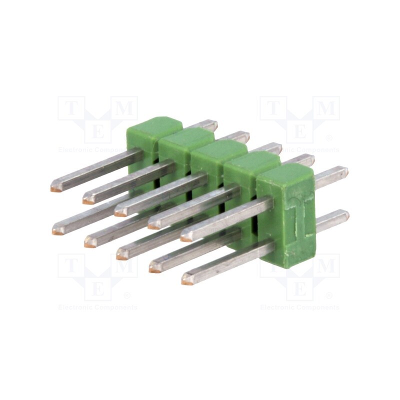 10 pcs : 826925-5 - Pin header, pin strips, AMPMODU MOD II, male, PIN: 10, straight