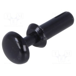 50 pcs : 8G4012.0X4.4B - Rivet, polyamide, L.rivet: 5.6mm, Panel cutout diam: 2.1mm, black