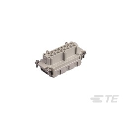 1 pcs - TE Connectivity Heavy Duty Power Connector Insert, 16A, Female, HDC HE Series, 16 Contacts