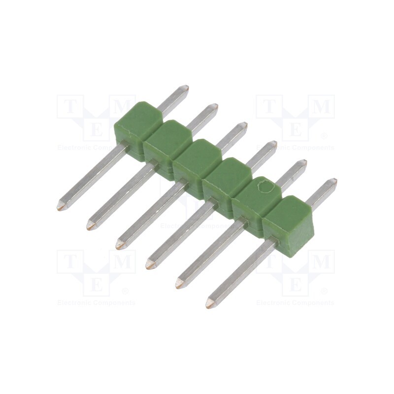 20 pcs : 826926-6 - Pin header, pin strips, AMPMODU MOD II, male, PIN: 6, straight