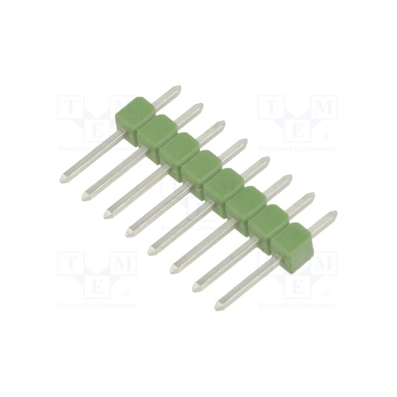 10 pcs : 826926-8 - Pin header, pin strips, AMPMODU MOD II, male, PIN: 8, straight