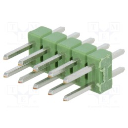 10 pcs : 826942-5 - Pin header, pin strips, AMPMODU MOD II, male, PIN: 10, straight