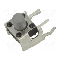 10 pcs : PTS645VH58-2 LFS - Microswitch TACT, SPST-NO, Pos: 2, 0.05A/12VDC, THT, none, 2N, round