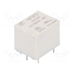 10 pcs : HF3FD/012-ZST - Relay: electromagnetic, SPDT, Ucoil: 12VDC, 10A, 10A/250VAC, PCB
