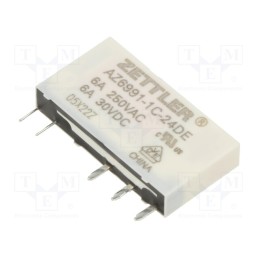 10 pcs : AZ6991-1C-24DE - Relay: electromagnetic, SPDT, Ucoil: 24VDC, 8A, 8A/277VAC, 6A/30VDC