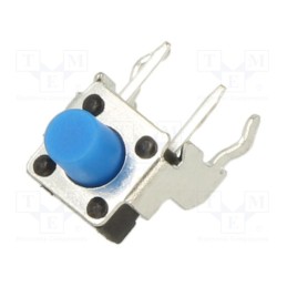 10 pcs : TL1105XF160Q - Microswitch TACT, SPST-NO, Pos: 2, 0.05A/50VDC, THT, 1.57N, 5.85mm