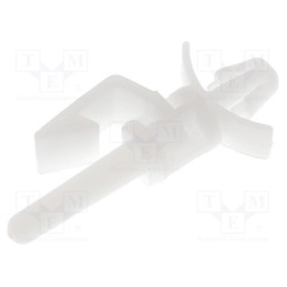 50 pcs : EHCBS-6-01 - PCB distance, polyamide, L: 9.5mm, edge, natural, UL94V-2, -40÷85°C