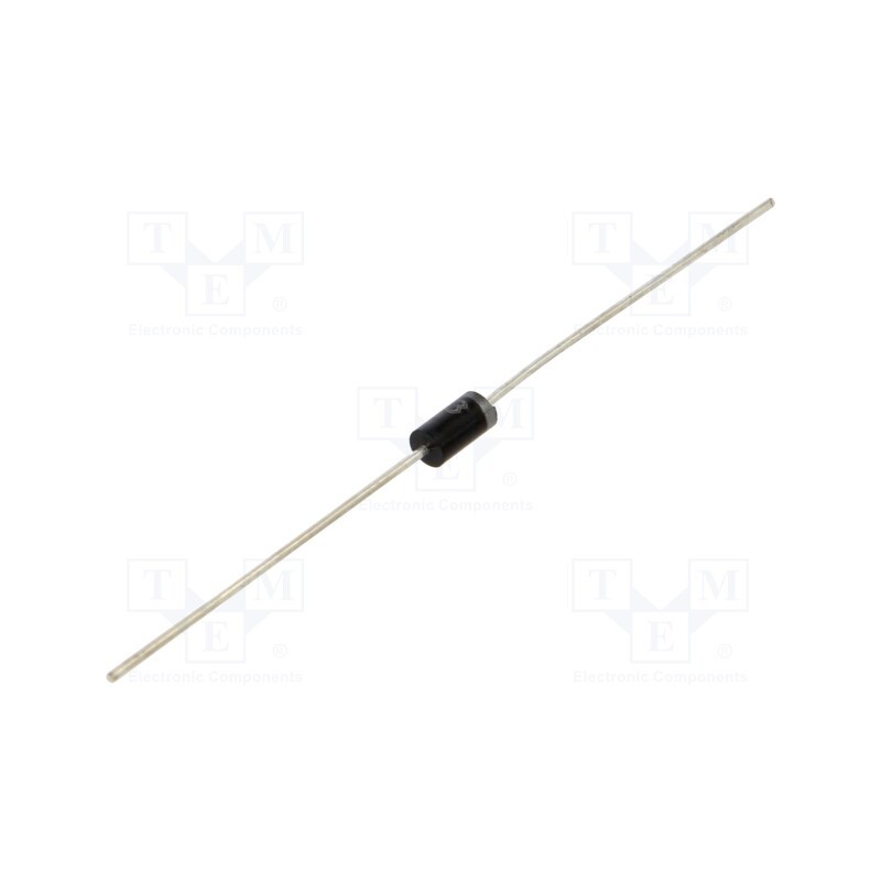 50 pcs : 1N4003A RL103 - Diode: rectifying, THT, 200V, 1A, , Ifsm: 30A, A405