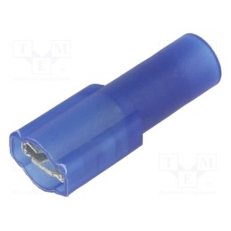 10 pcs : 8293 - Terminal: flat, 4.8mm, 0.5mm, female, crimped, for cable, insulated