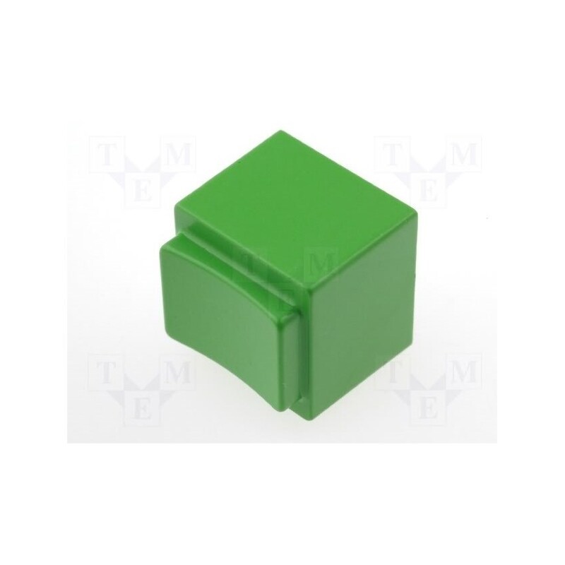10 pcs : 1670002 - Button, full housing, green, MEC15401,MEC15451