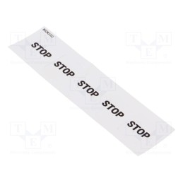 10 pcs : BSOKJ202 - Description label, Button marking: STOP, OKTRON®-JUWEL