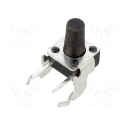 10 pcs : TL1105SF160Q - Microswitch TACT, SPST-NO, Pos: 2, 0.05A/12VDC, THT, 1.57N, 8.35mm