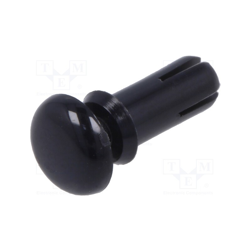 50 pcs : 8G4023.5X6.6B - Rivet, polyamide, L.rivet: 8mm, Panel cutout diam: 3.6mm, black
