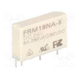 10 pcs : FRM18NA-5 DC24V - Relay: electromagnetic, SPST-NO, Ucoil: 24VDC, Icontacts max: 5A
