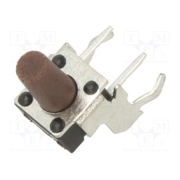 10 pcs : TL1105SF100Q - Microswitch TACT, SPST-NO, Pos: 2, 0.05A/12VDC, THT, 0.98N, 8.35mm