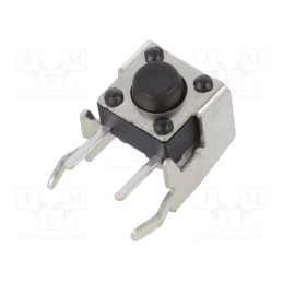 10 pcs : PTS645VL392 LFS - Microswitch TACT, SPST-NO, Pos: 2, 0.05A/12VDC, angular,THT, none