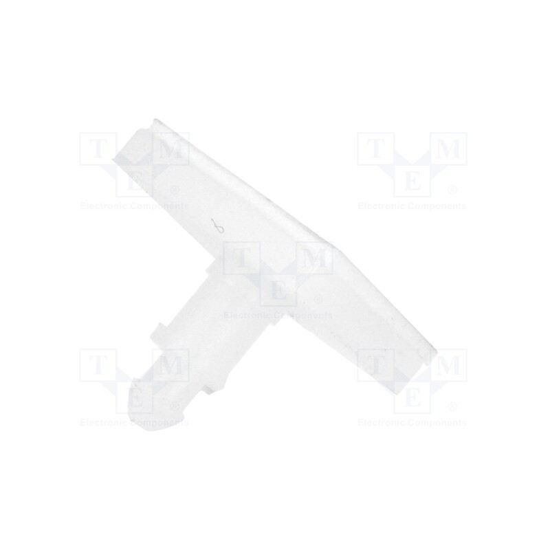 50 pcs : CBSBT-5-01A-RT - Self-adhesive holder, polyamide, L: 7.94mm, Ø2: 2.54mm
