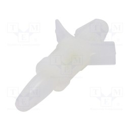 50 pcs : 8G813V40349 - PCB distance, polyamide, L: 9.5mm, snap fastener, natural