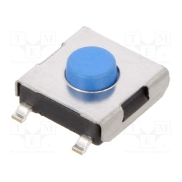 10 pcs : PTS641SM31SMTR2 LFS - Microswitch TACT, SPST-NO, Pos: 2, 0.05A/12VDC, SMT, 1.6N, 3.1mm