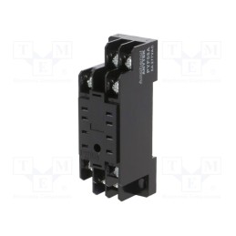 10 pcs : PYF08A00G - Socket, PIN: 8, 5A, 277VAC, for DIN rail mounting, screw terminals