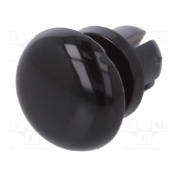 50 pcs : 8G4025.0X2.5B - Rivet, polyamide, L.rivet: 4.5mm, Panel cutout diam: 5.1mm, black