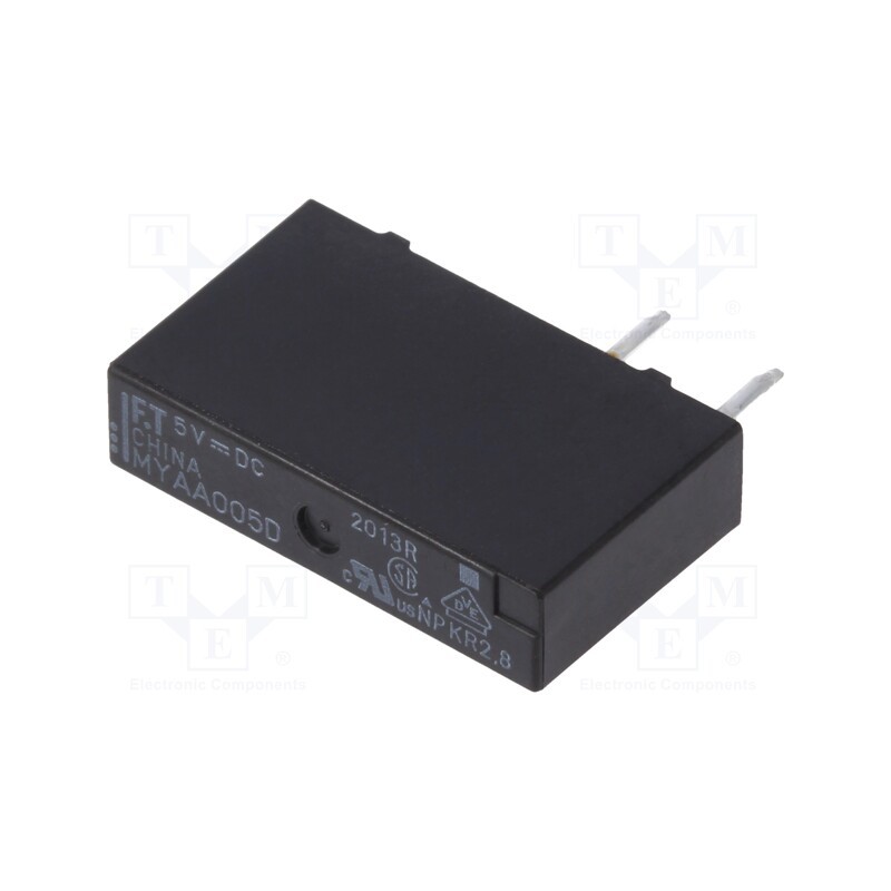10 pcs : FTR-MYAA005D - Relay: electromagnetic, SPST-NO, Ucoil: 5VDC, 5A, 5A/250VAC, PCB