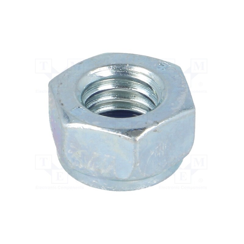 500 pcs : 1055550 - Nut, hexagonal, M8, 1.25, steel, Plating: zinc, 13mm, BN 161, DIN 985