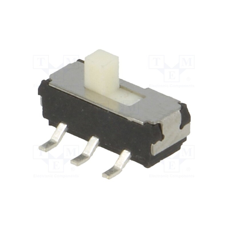 10 pcs : - Switch: slide, Pos: 2, DPDT, 0.3A/6VDC, ON-ON, No.of term: 6, SMT