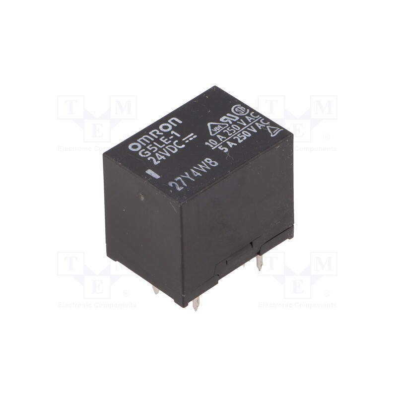 10 pcs : G5LE-1 24VDC - Relay: electromagnetic, SPDT, Ucoil: 24VDC, Icontacts max: 10A