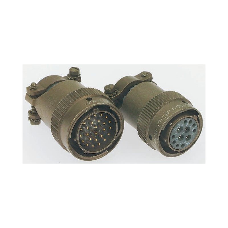 1 pcs - ITT Cannon Circular Connector, 32 Contacts, Cable Mount, Miniature Connector, Plug, Female, KPTC Series