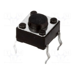 50 pcs : - Microswitch TACT, SPST-NO, Pos: 2, 0.05A/12VDC, THT, none, 1.6N