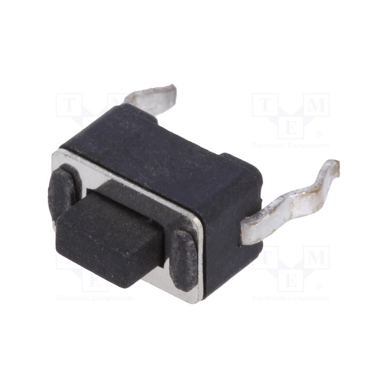 50 pcs : - Microswitch TACT, SPST-NO, Pos: 2, 0.05A/12VDC, THT, none, 1.8N