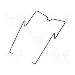 50 pcs : GZU 1052 - Fastening clip, GZU11,GZU8, OEM: 619660