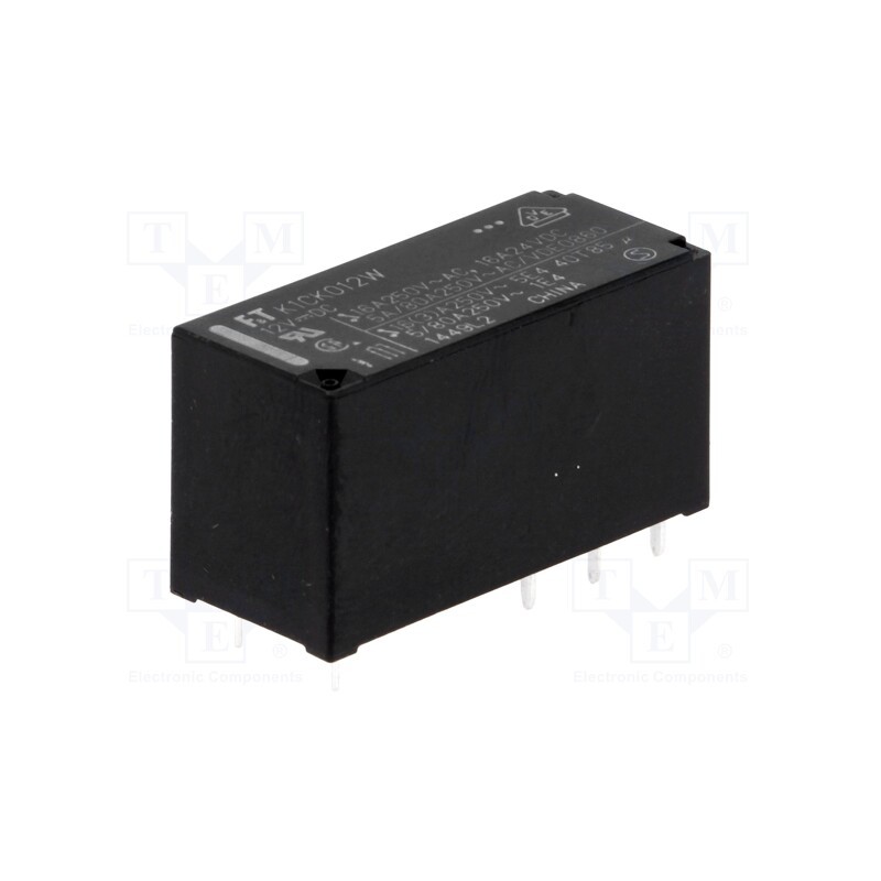10 pcs : FTR-K1CK012W - Relay: electromagnetic, SPDT, Ucoil: 12VDC, 16A, 16A/250VAC, PCB