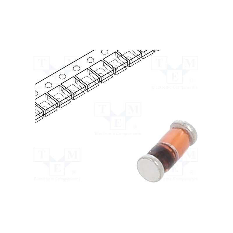 50 pcs : DL914B - Diode: switching, SMD, 100V, 0.15A, 4ns, MiniMELF, Ufmax: 1V
