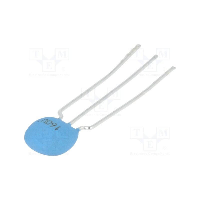 10 pcs : CSTLS16M0X55Z-A0 - Resonator: ceramic, 16MHz, THT, 5.5x3.5x6.5mm, Tol: ±0.5%, 33pF