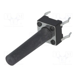 50 pcs : TACTM-619P-F - Microswitch TACT, SPST-NO, Pos: 2, 0.05A/12VDC, THT, none, 1.6N