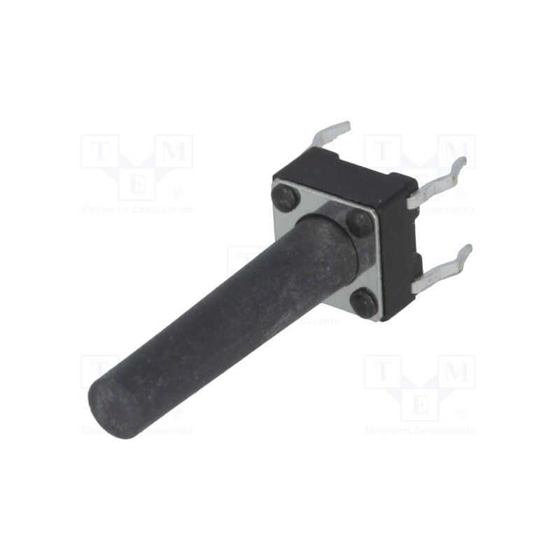 50 pcs : TACTM-619P-F - Microswitch TACT, SPST-NO, Pos: 2, 0.05A/12VDC, THT, none, 1.6N
