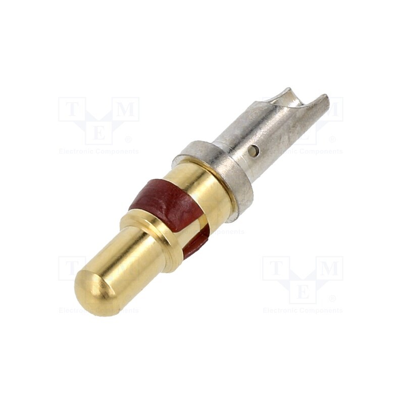 10 pcs : 8638PPS2005LF - Contact, male, gold-plated, 12AWG, 20A