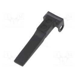 10 pcs : 6141247 - Straight lever, 20mm, DC series, Colour: black, DC
